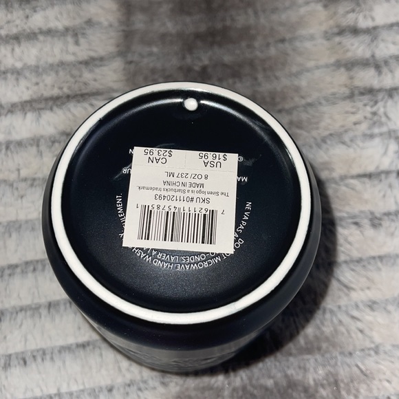 💞NWT Starbucks Ceramic Double Wall Tumbler 8oz Brand New Siren Logo NWT - Picture 4 of 7